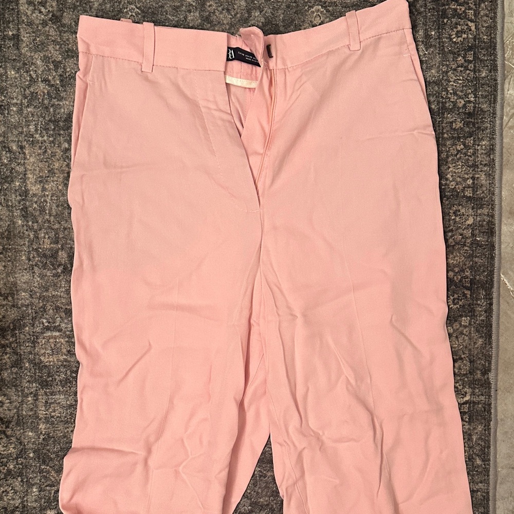 Zara Light Pink Chino Trousers